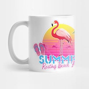 Resting Beach Face Mug